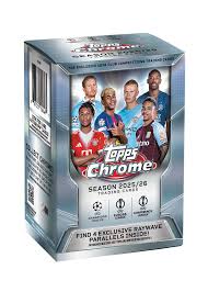 2025-26 Topps Chrome UEFA Club Competitions Soccer Blaster Box