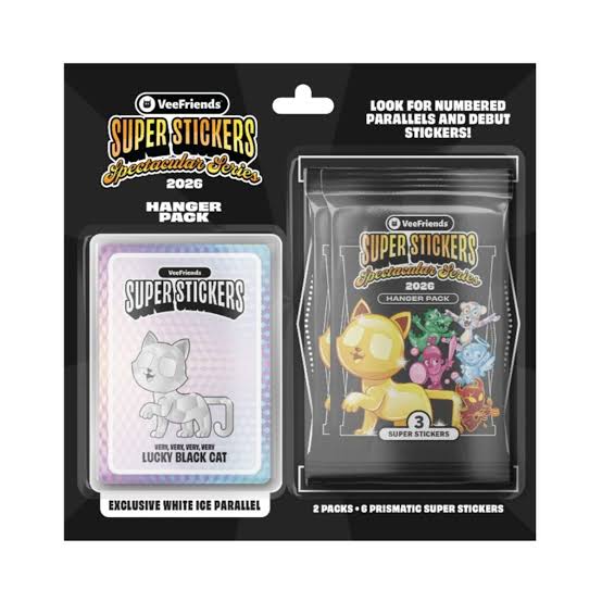 2026 Topps Vee Friends Super Stickers Hanger Pack