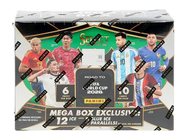 2025-26 Panini Select Road to World Cup Hobby Mega Box