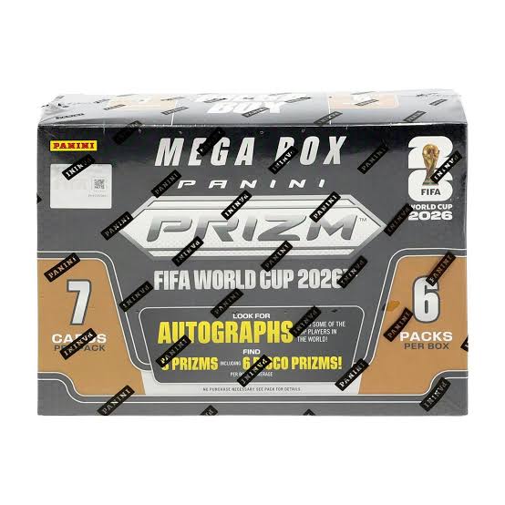 2026 Panini Prizm FIFA World Cup Soccer Mega Hobby Box