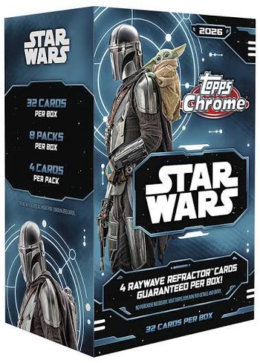 2026 Topps Chrome Star Wars Blaster Box