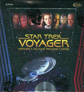 2015 Rittenhouse Star Trek Voyager Heroes & Villains Hobby Box