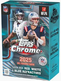 2025 Topps Chrome Football Blaster