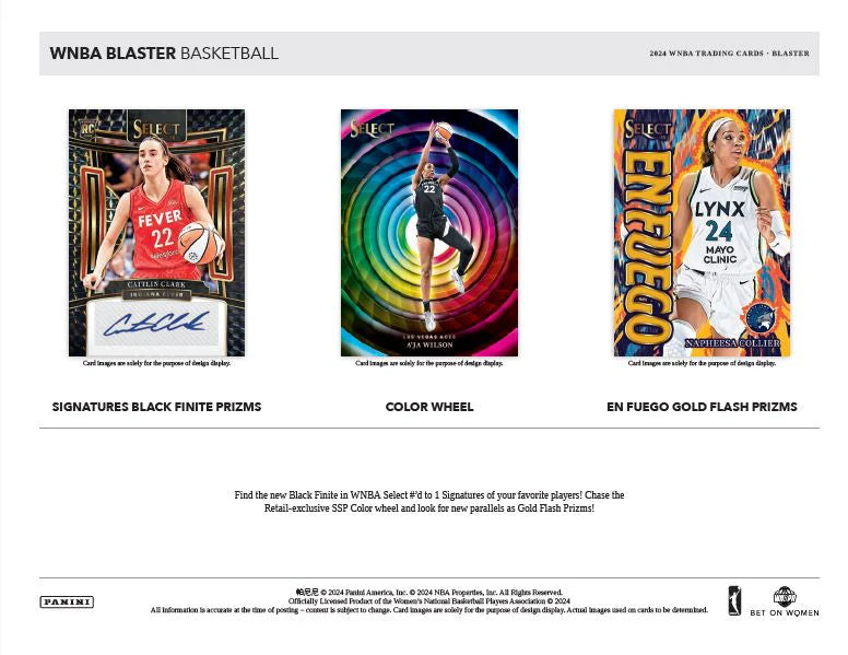 2024 Panini Select Basketball WNBA Blaster Green Ice