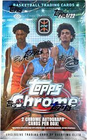 2021-22 Topps Chrome Overtime Elite Basketball Box