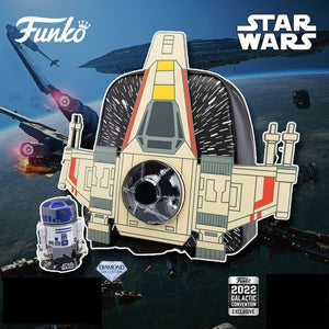 Loungefly-Mini Backpack-Star Wars Celebration 2022 Bundle Exclusive-R2-D2 Pop and X-Wing