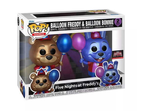 Funko-Games-Five nights at Freddy's-2pack-Balloon Freddy & Bonnie- Target Con 2023 exclusive