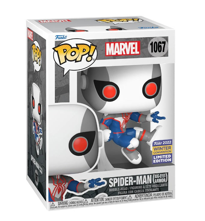 Funko-Marvel-1067-Spider Man Bug Eyes Armor-2022 Winter Convention Exclusive