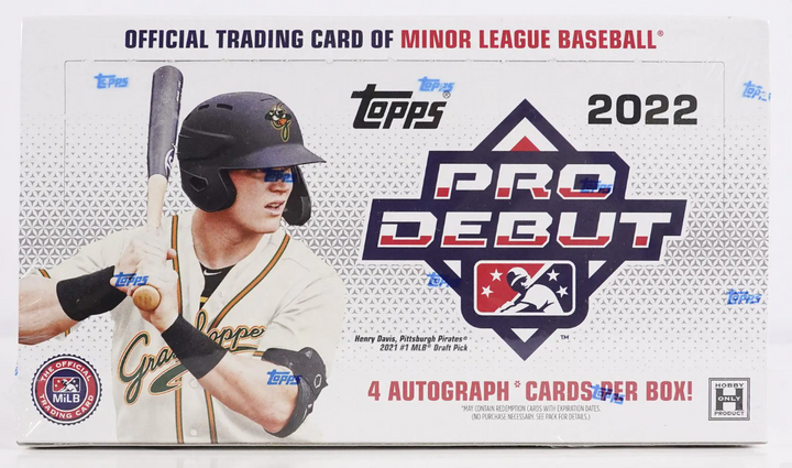 Topps Pro Debut Baseball 2022 Hobby Box