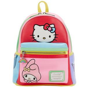 Loungefly-Mini Backpack-Sanrio Hello Kitty And Friends Color Block