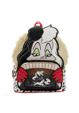 Loungefly-Mini Backpack-Disney-Villains Cruella Dalmatians