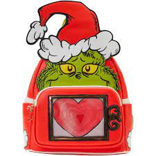 Loungefly-Mini Backpack-Animation-Christmas Grinch